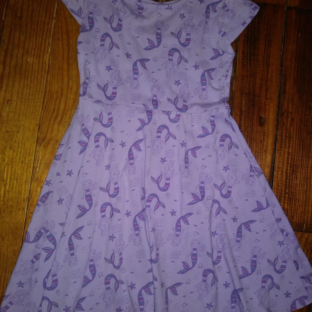 Purple mermaid dress